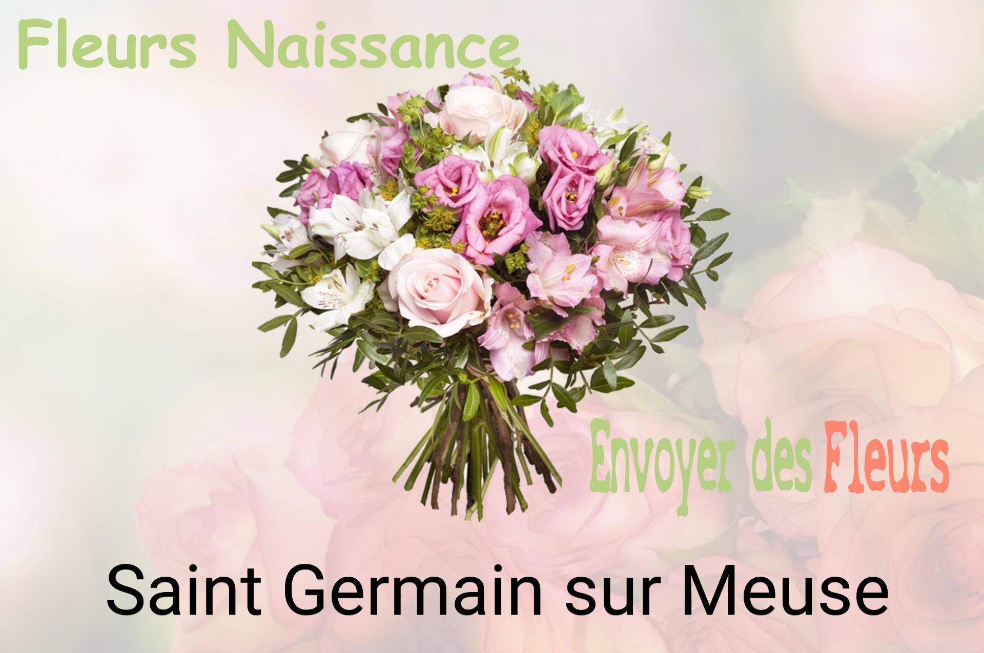 Bouquet de fleurs de naissance livré à Saint-Germain-sur-Meuse